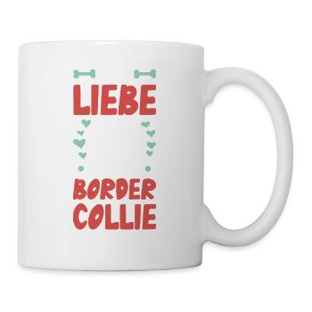 Ich liebe meinen Border Collie - Tasse - Weiß - Rechts
