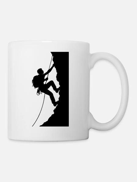 Bergsteiger - Tasse - Weiß