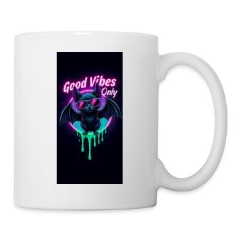 Neon Bat - Tasse - Weiß - Rechts