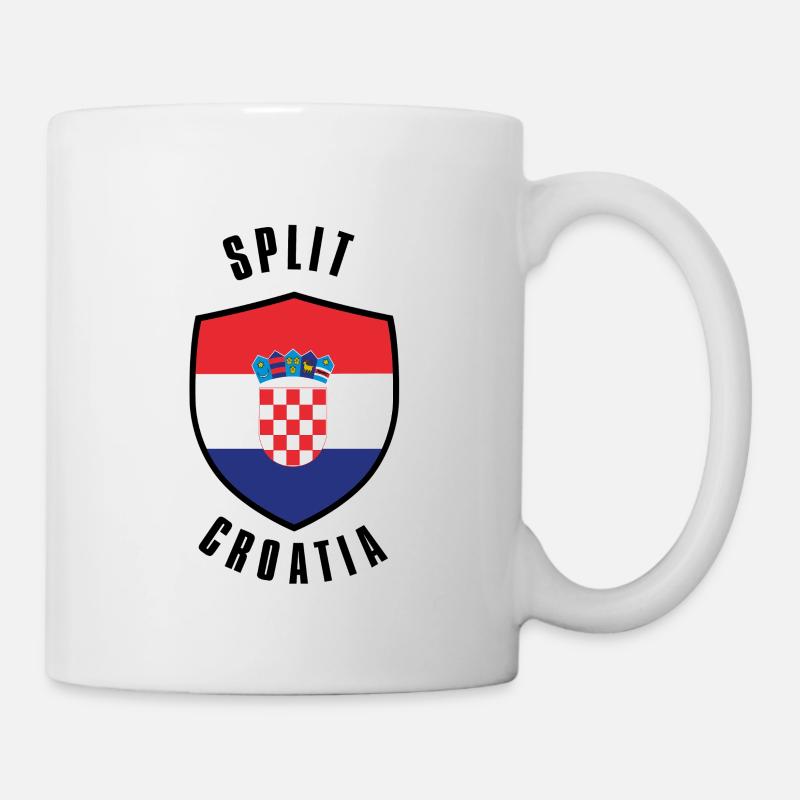 Bouclier de Croatie de Split - Mug blanc - blanc