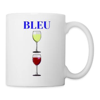 BLEU BLANC ROUGE ! (vin) - Mug blanc - blanc - Droite