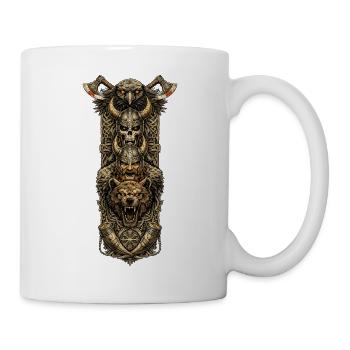 Rabenwolf Wikinger Orden - Tasse - Weiß - Rechts