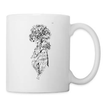 Flower - Tasse - Weiß - Rechts