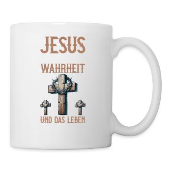 Jésus, la voie, la vérité et la vie - Mug blanc - blanc - Droite