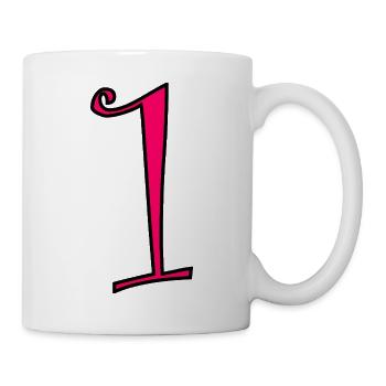 1. 1 year. 1st ANNIVERSARY. 1 YEAR ANNIVERSARY - Mug - white - Right