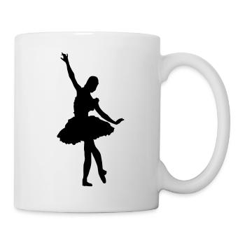 Ballerina Dancing - Mug - white - Right