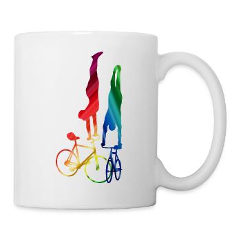 Artistic cycling, artistic cycling, indoor cycling - Mug - white - Right