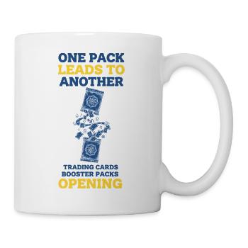 One Pack Leads To Another Trading Cards Opening - Mug - white - Right