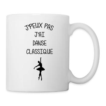 I can't, I have classical dance - Mug - white - Right