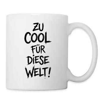 Trop cool pour ce monde - Mug blanc - blanc - Droite