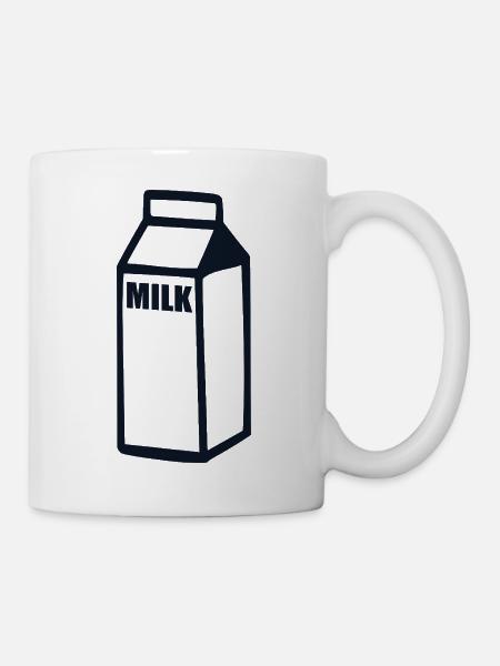 Milch - Tasse - Weiß