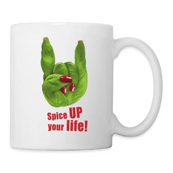 Spice UP your life - Basil - Rock 'n' Roll - Mug - white - Right