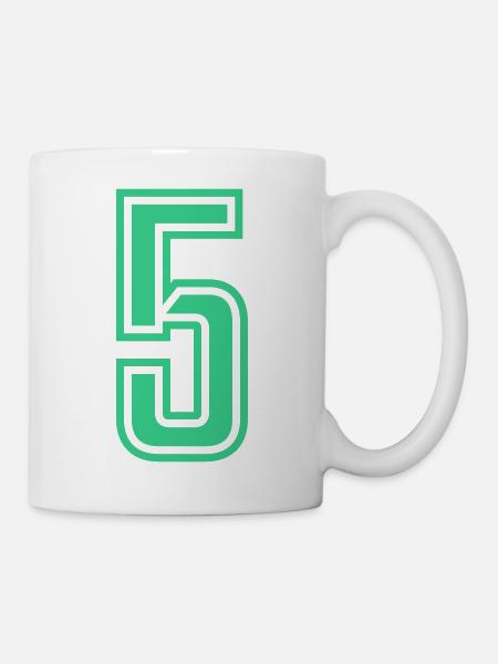 5 - Tasse - Weiß