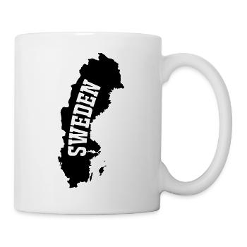Suède- - Mug blanc - blanc - Droite