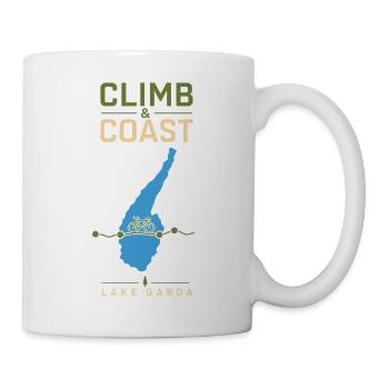 Lake Garda Cycling Vacation Climb and Coast Souven - Mug - white - Right