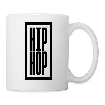 Hip Hop simple and bold logo design - Mug - white - Right
