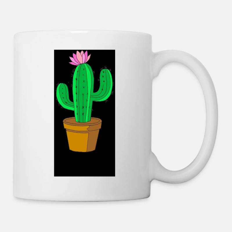 Kaktus - Tasse - Weiß