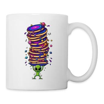 Galactic Pancake Pyramid - Mug - white - Right