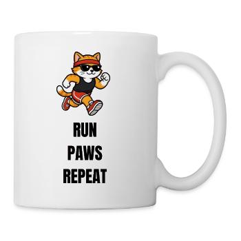 RUN_PAWS_REPEAT - Mug - white - Right