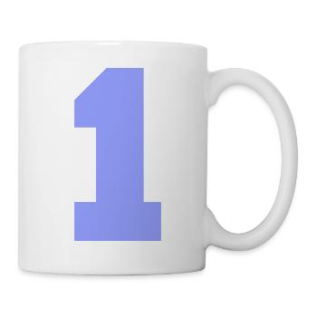 Numéro Un - Mug blanc - blanc - Droite