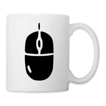 Souris Ordinateur Souris Souris Cadeau - Mug blanc - blanc - Droite
