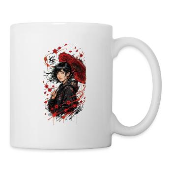 Univers Japonais - Femme Japonaise - Mug blanc - blanc - Droite