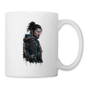 Univers Japonais - Samouraï Moderne - Mug blanc - blanc - Droite