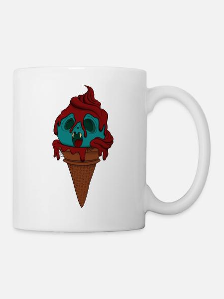 Schmelzende MonsterEis - Tasse - Weiß