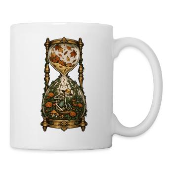 Herbststundenglas - Tasse - Weiß - Rechts