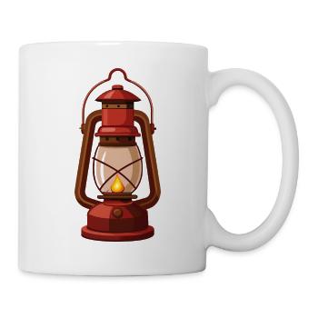 Öllaterne - Tasse - Weiß - Rechts