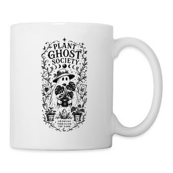 Plant Ghost Society - Tasse - Weiß - Rechts