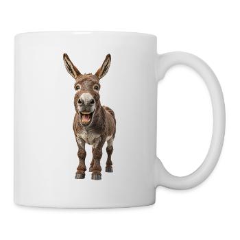 Esel - Tasse - Weiß - Rechts