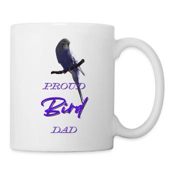 Stolzer Vogel Papa - Tasse - Weiß - Rechts