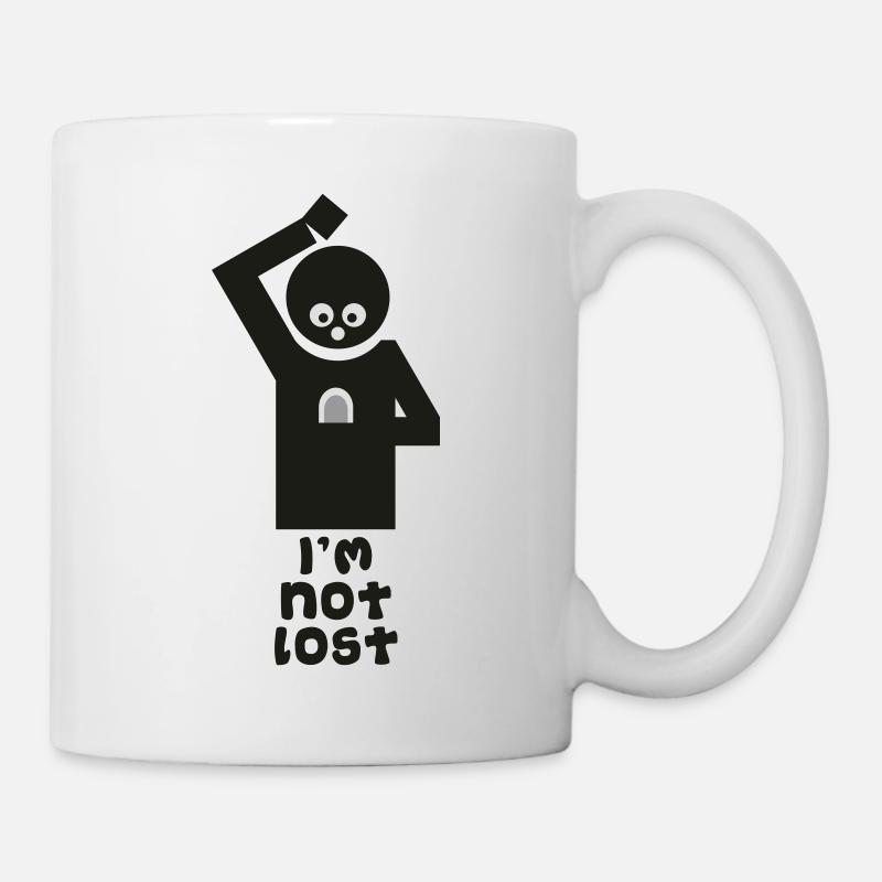 Geocaching: I'm Not Lost! - Mug - white
