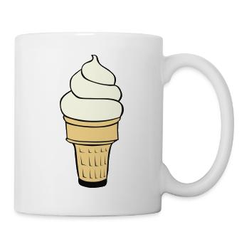 ICE CREAM CONE - Mug blanc - blanc - Droite