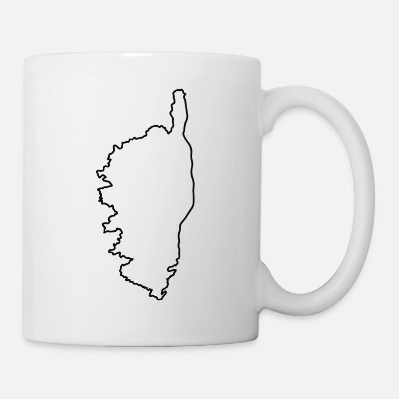 Corse - Mug blanc - blanc