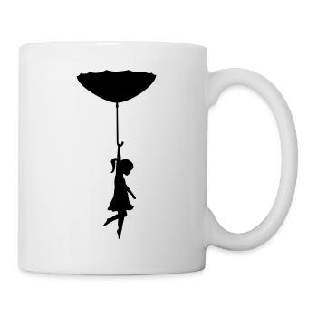 alles gute kommt von oben - Tasse - Weiß - Rechts