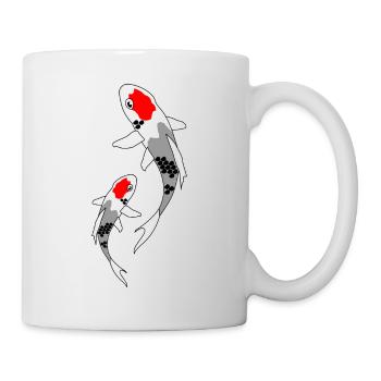 Koi red - Mug - white - Right