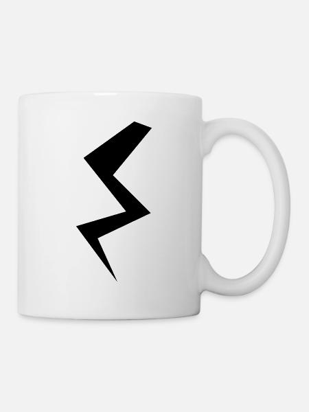 Blitzes - Tasse - Weiß