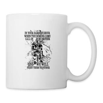 In your darkest hour call on me (dark) - Mug - white - Right