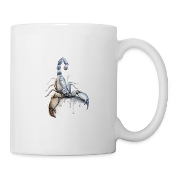 Sternzeichen Skorpion - Tasse - Weiß - Rechts