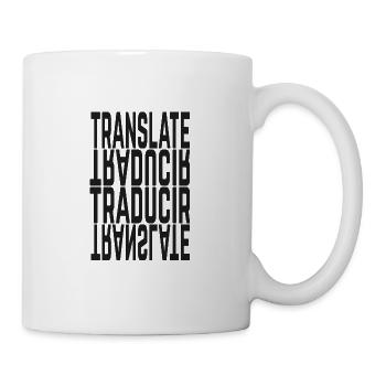 Traducir - Traducteur Espagnol Anglais - Mug blanc - blanc - Droite