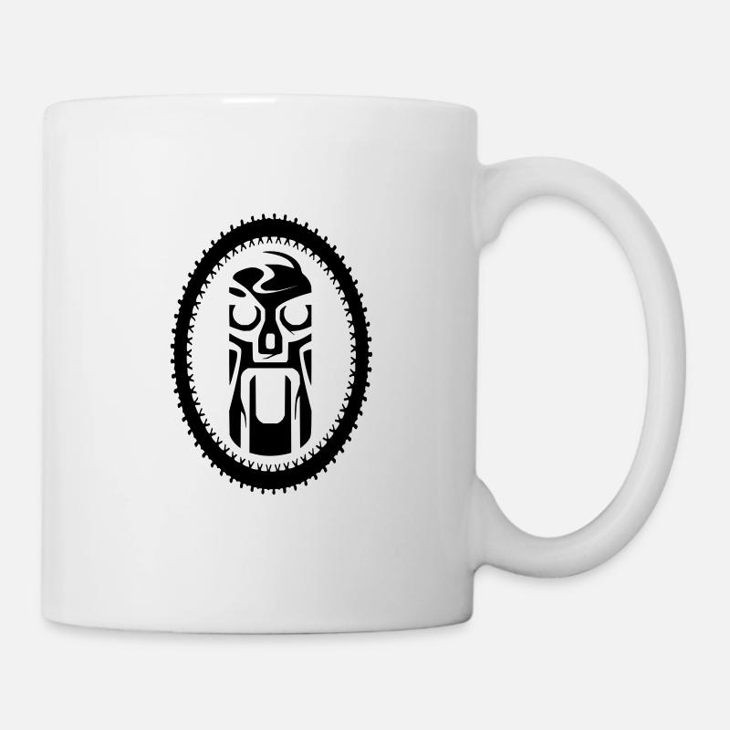 mask - Tasse - Weiß