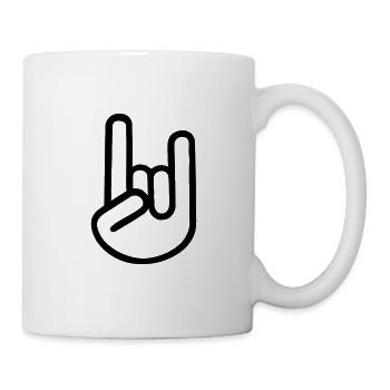 Musique rock rock rock Heavymetal Music - Mug blanc - blanc - Droite