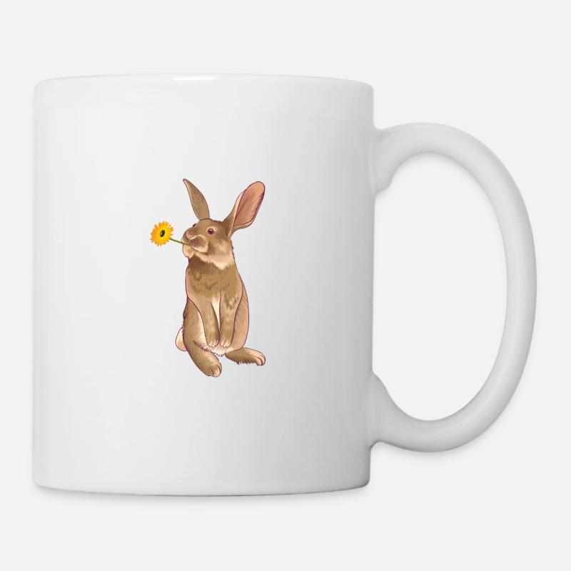 Hase - Tasse - Weiß