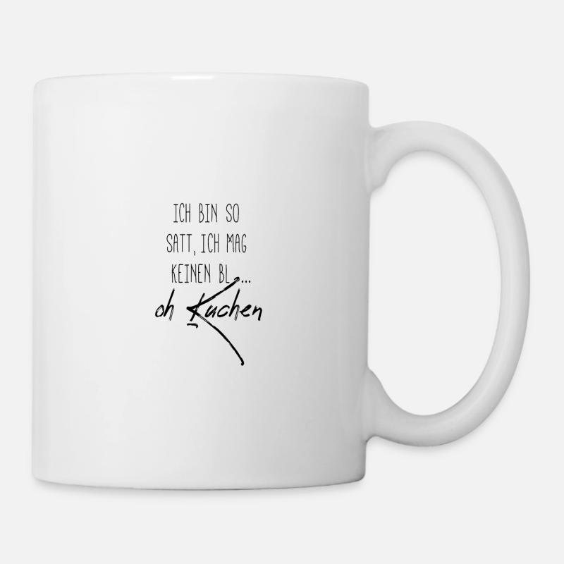 kuchen - Tasse - Weiß