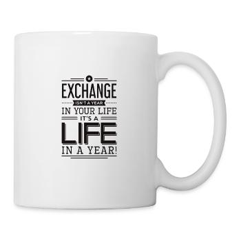 VIE D'ÉCHANGE - Mug blanc - blanc - Droite