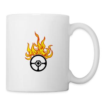 flying flame - Mug - white - Right