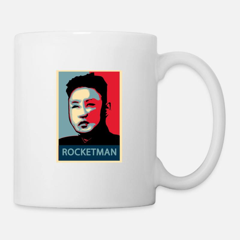 Rocketman - Kim jung un - Mug blanc - blanc