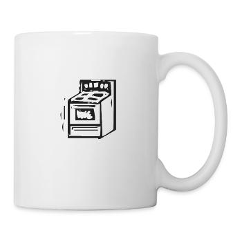 Stove oven kitchen cooking - Mug - white - Right